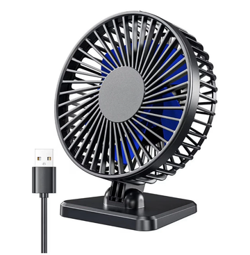 Adjustable Tilt USB Powered Mini Desk Fan