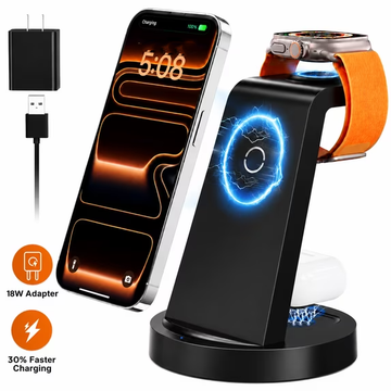 3-in-1 Multi Device Wireless Charging Station